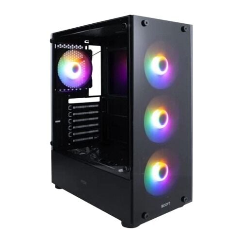 Boost Fox Rgb Mid-Tower Atx Pc Case Black – Price in Pakistan