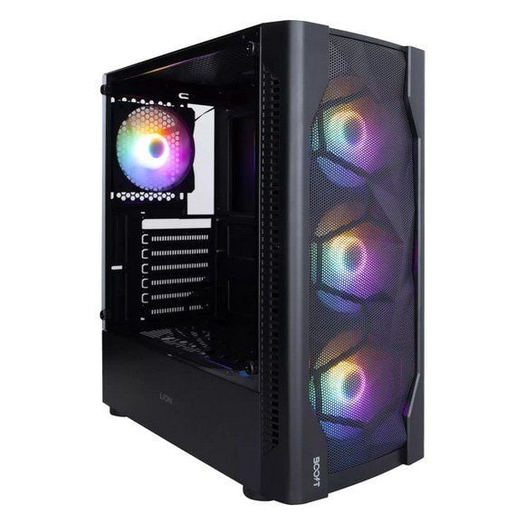 Boost Lion With 4 Rgb Fan Atx Gaming Case Black – Price in Pakistan